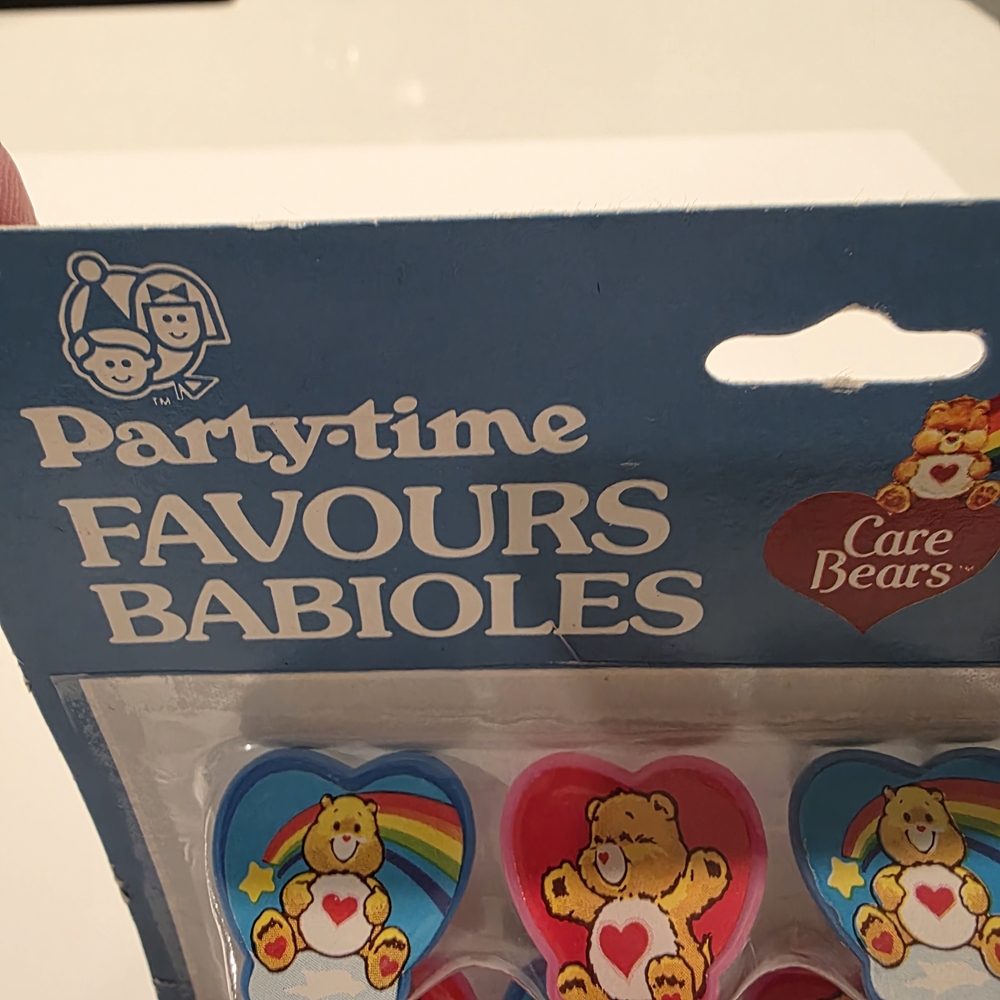 Vintage 1983 Care Bears Party Favours Sealed Collectible Set - Picture 5 of 8